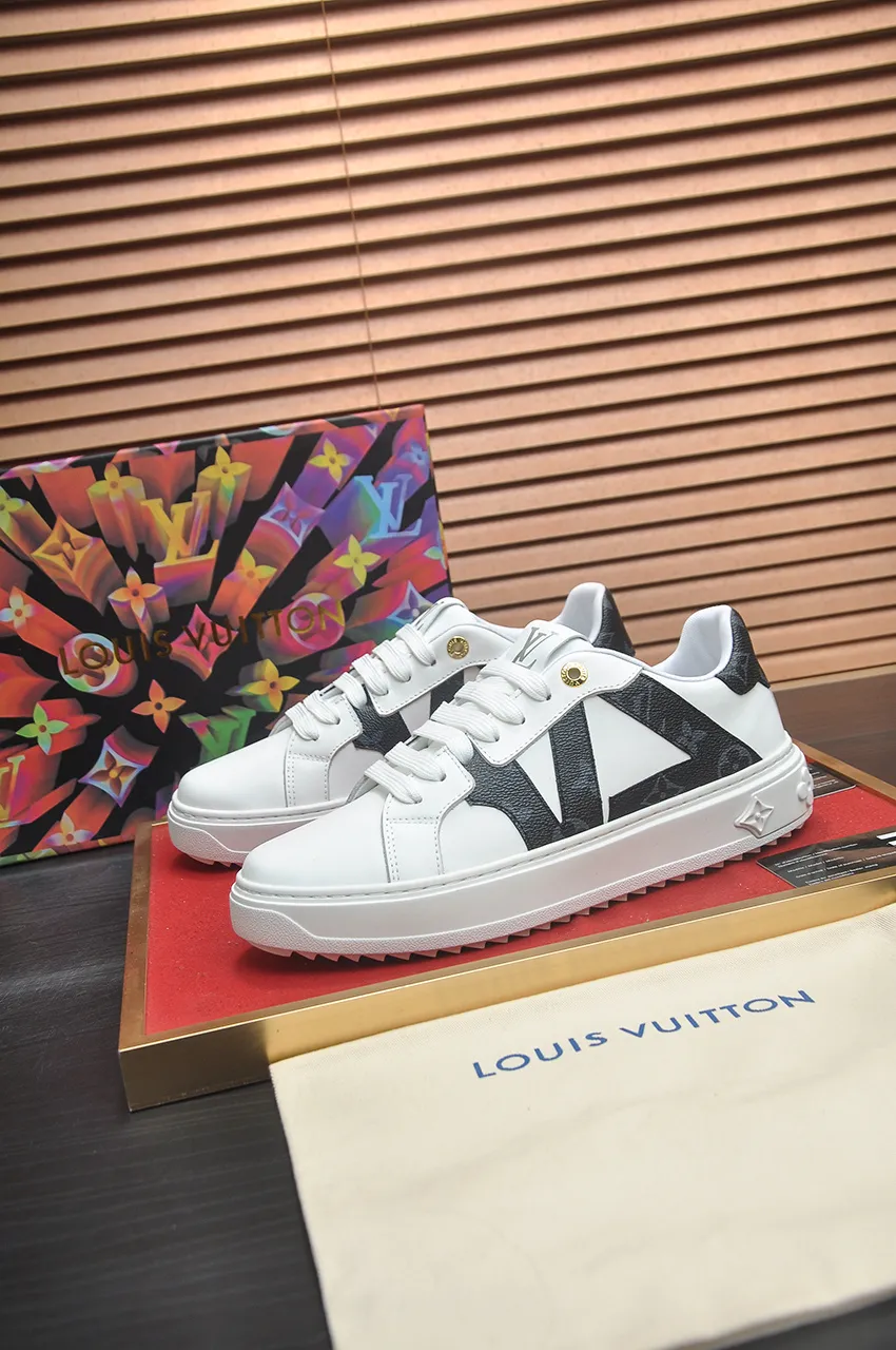 Men's shoes 💰540💶[LOUIS VUITTON] Original order price (mesh lining) new model 🍀LV Louis Vuitton * - top version of LV classic trendy shoes! Use imported original cowhide leather, cloth cowhide lining and original wear-resistant rubber outsole! High quality products! Code number 38-45 (45 is custom-made and cannot be returned or exchanged)